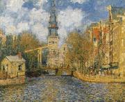 Claude Monet The Zuiderkerk in Amsterdam painting